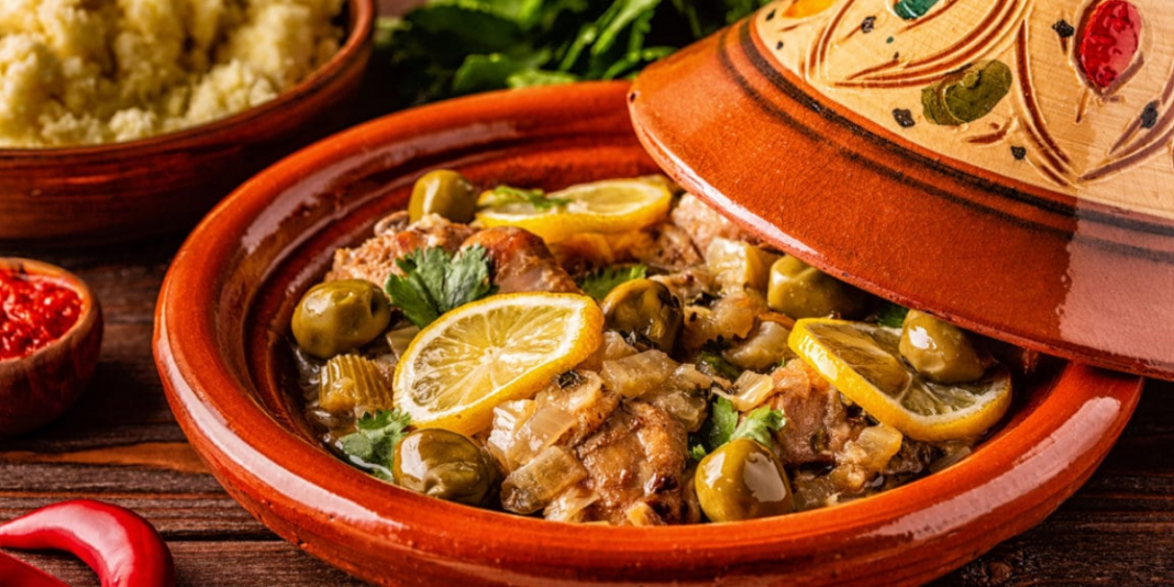 Tajine de poulet aux olives vertes et citrons confits FOODCORNER