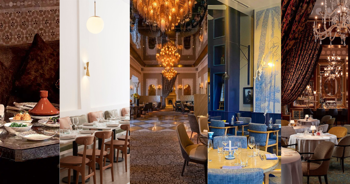 La Grande Table Marocaine, le +61, La Grande Brasserie, Le Petit Cornichon et le Sesamo. Photomontage ©H24Info
