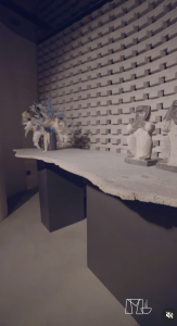 Console en pierre ML Atelier 