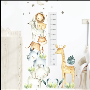 Bébé Safe Règle Murale Mesure Taille Jungle chez Wlidaty