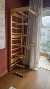 Echelle suédoise en bois chez Papy joe