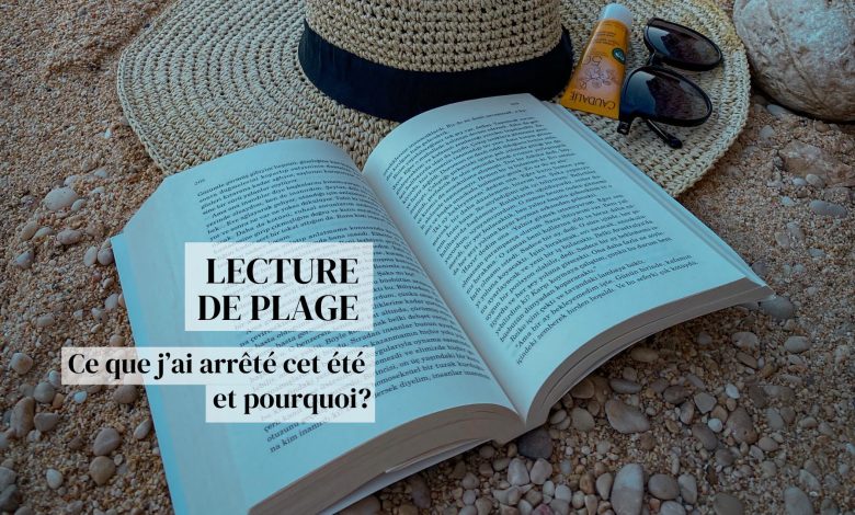 Lecture de plage